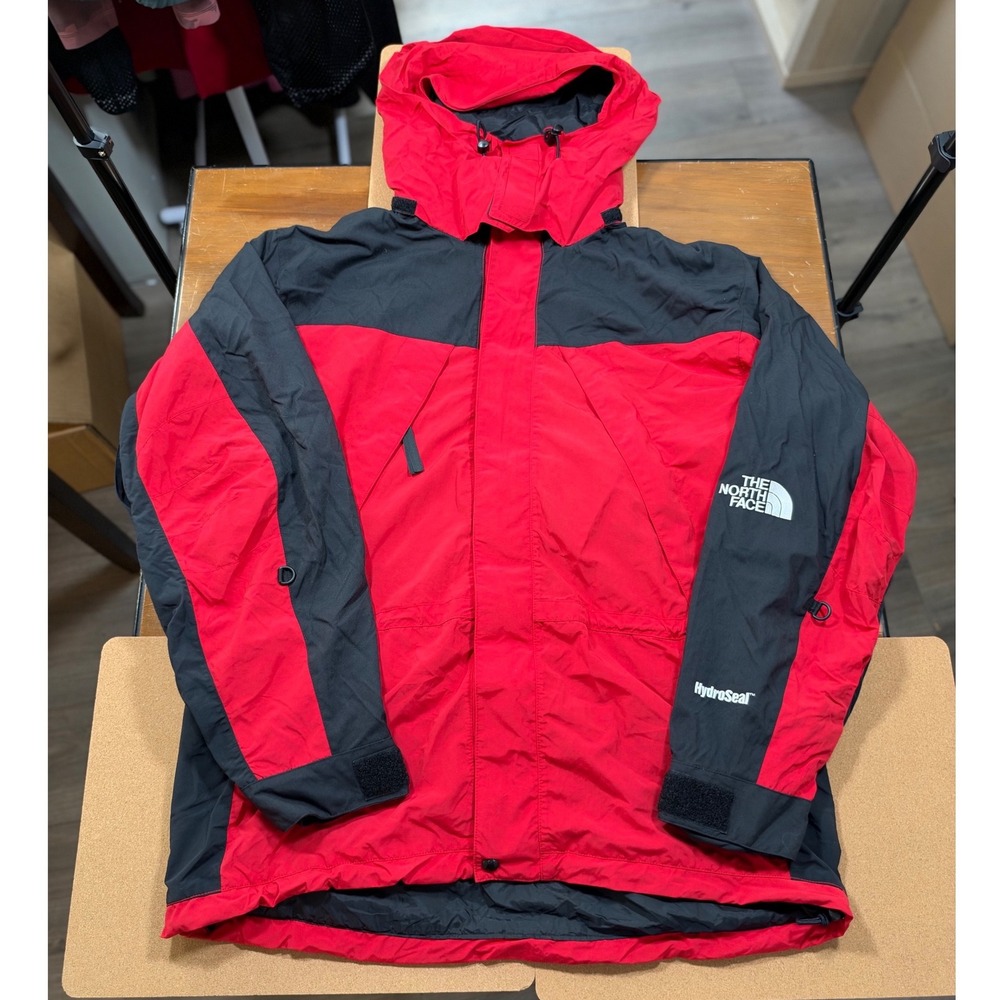The North Face Parka Mens Large Red Excellent HydroSeal Hooded Ski Snow Jacket